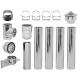 Kit chimenea Acero inoxidable Aislada Ф250 (diámetro interior), 5,7m | Chimeneas (conjuntos) | Chimeneas |