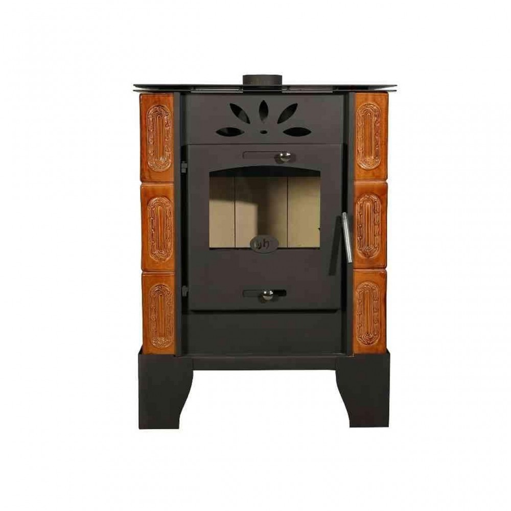 Estufa de leña Horvat Thetford TK9-3, Marrón, 9 kW | Estufas de leña con aire | Estufas de leña |