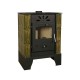 Estufa de leña Horvat Thetford TK9-3, Verde, 9 kW | Estufas de leña con aire | Estufas de leña |