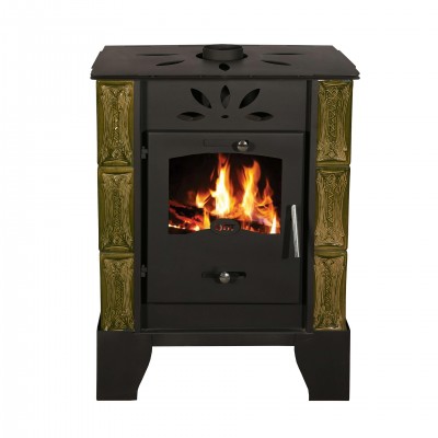 Estufa de leña Horvat Thetford TK9-3, Verde, 9 kW - Horvat