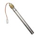 Resistencia para quemador de pellets Ferroli y otras, longitud total 190mm, 350W | Encendedores / Resistencias | Piezas para quemadores de pellets |