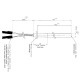 Resistencia para estufas de pellets Ecoforest y otras, longitud total 155mm, 250W | Encendedores / Resistencias | Piezas de estufa de pellets |