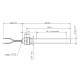 Resistencia para estufas de pellets Pasqualicchio, Clam y otros, longitud total 204mm, 420W | Resistencias para estufas de pellets | Repuestos estufa de pellets |