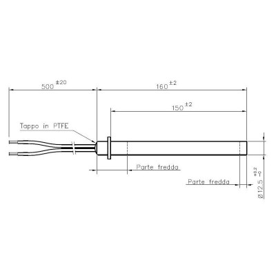 Resistencia para estufas de pellets Alfa Plam, Palazzetti, Biasi, Olimpia Splendid, Olsberg Libera, Royal, Thermorossi y otras, longitud total 160mm, 350W - Comparación de Producto