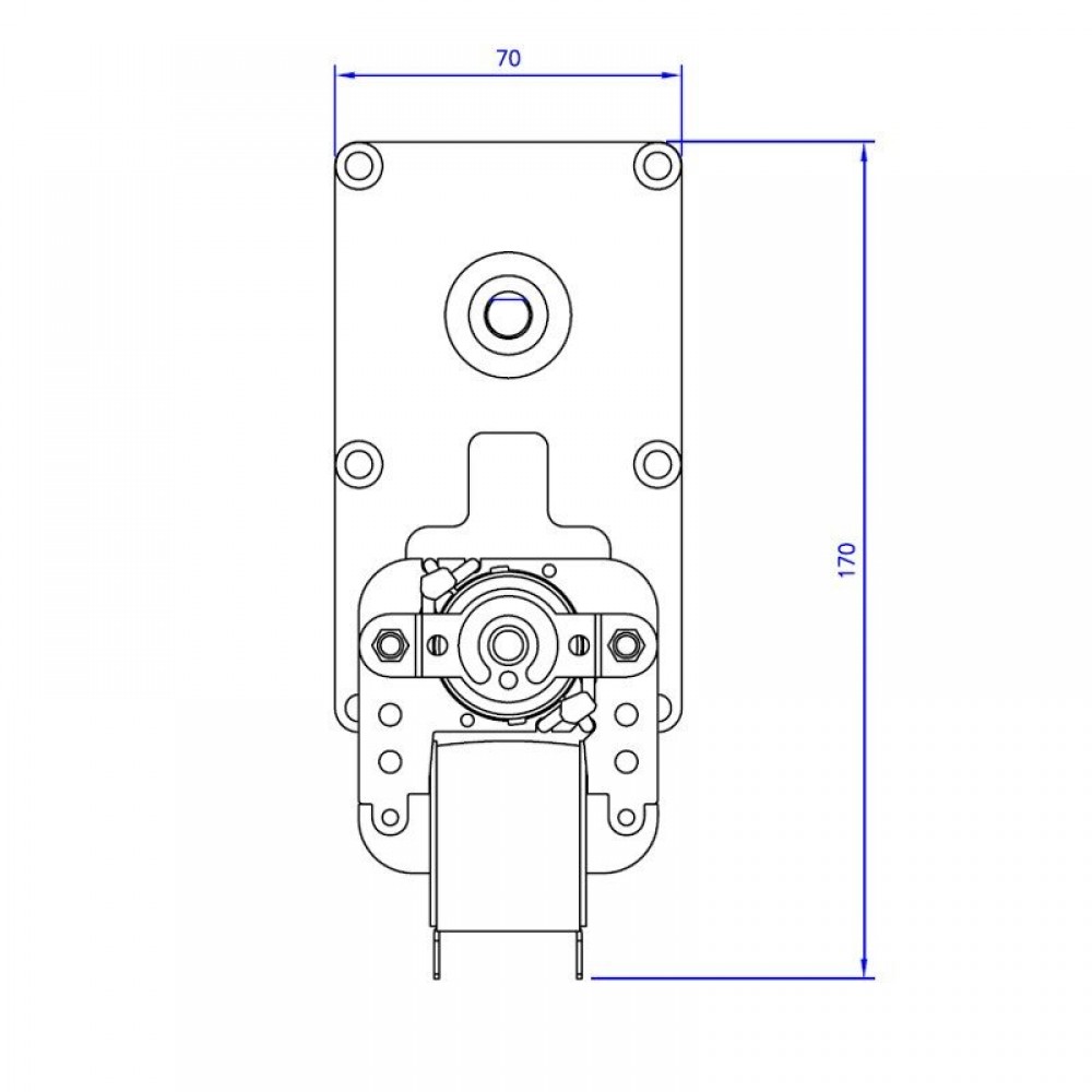 Motorreductor Mellor FB1285, 3 RPM para estufa de pellets Clam y otros | Motorreductores | Piezas de estufa de pellets |