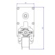 Motorreductor Mellor FB1285, 3 RPM para estufa de pellets Clam y otros | Motorreductores | Piezas de estufa de pellets |
