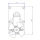 Motorreductor Mellor FB1304 para estufas de pellets Cadel, Deville, Eurofiamma, Karmek One, Puros y otros, 8RPM | Motorreductores para estufas de pellets | Repuestos estufa de pellets |