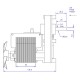 Motorreductor Mellor FB1304 para estufas de pellets Cadel, Deville, Eurofiamma, Karmek One, Puros y otros, 8RPM | Motorreductores para estufas de pellets | Repuestos estufa de pellets |