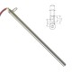 Resistencia para estufas de pellets Edilkamin y otras, longitud total 280mm, 470W | Encendedores / Resistencias | Piezas de estufa de pellets |