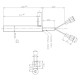Resistencia para estufas de pellets Edilkamin y otras, longitud total 280mm, 470W | Encendedores / Resistencias | Piezas de estufa de pellets |