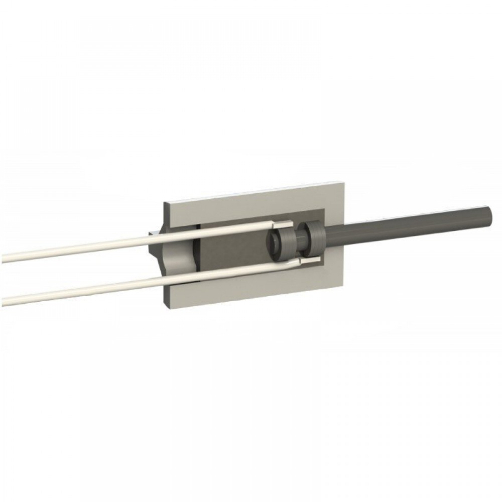Resistencia de bajo voltaje para estufas de pellets Eco Spar, BURNiT, longitud total 65mm, 95W a 24V | Resistencias para estufas de pellets | Repuestos estufa de pellets |