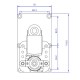 Motorreductor Mellor FB1268 para estufas de pellets Karmek One, Eurostek y otros, 1.5RPM | Motorreductores para estufas de pellets | Repuestos estufa de pellets |