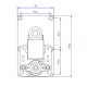 Motorreductor Mellor FB1171, 1.5RPM para estufa de pellets Eco Spar, Arce, Cadel, Caminetti Montegrappa, Edilkamin, Italiana Camini, Palladio y otras | Motorreductores | Piezas de estufa de pellets |