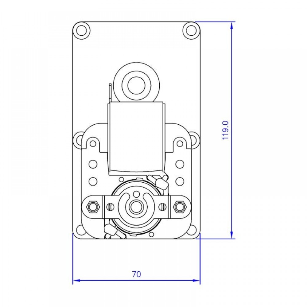 Motorreductor Mellor FB1218 para estufa de pellets Alfa Plam, Arce, Clementi, Enviro, Vescovi, Pasqualicchio y otros, 3RPM | Motorreductores para estufas de pellets | Repuestos estufa de pellets |
