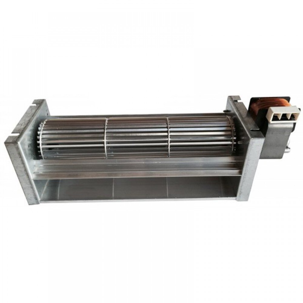Ventilador tangencial para estufas de pellets Eva Calor, Sideros y otras, de Ø80 mm, Caudal 250 m³/h | Ventiladores y sopladores para estufas de pellets | Repuestos estufa de pellets |