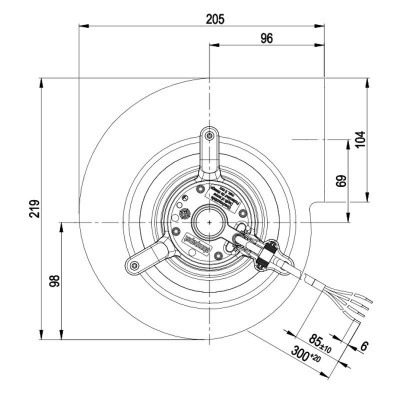 Ventilador centrífugo EBM para estufas de pellets Edilkamin, Karmek One y otras, caudal 800 m³/h - Comparación de Producto