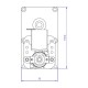 Motorreductor Mellor FB1255, 4 RPM para estufa de pellets Eco Spar y otros | Motorreductores para estufa de pellet | Repuestos estufa de pellets |