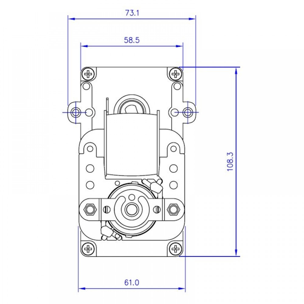 Motorreductor eje hueco Mellor KB1014, 3RPM para estufa de pellets Karmek One, Caminetti Montegrappa y otros | Motorreductores para estufas de pellets | Repuestos estufa de pellets |