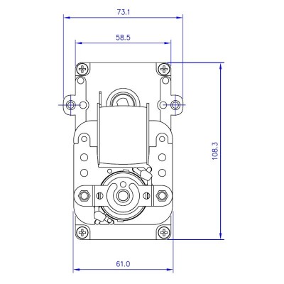 Motorreductor eje hueco Mellor KB1014, 3RPM para estufa de pellets Karmek One, Caminetti Montegrappa y otros - Comparación de Producto