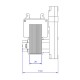 Motorreductor eje hueco Mellor KB1014, 3RPM para estufa de pellets Karmek One, Caminetti Montegrappa y otros | Motorreductores para estufas de pellets | Repuestos estufa de pellets |