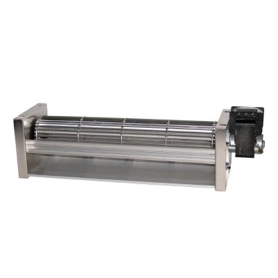 Ventilador tangencial para estufas de pellet Eva Calor, Prisma, de Ø80 mm, Caudal 251-302 m³/h - Repuestos estufa de pellets