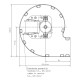 Ventilador centrífugo EBM para estufas de pellets Eva Calor, Prisma y otros, caudal 95 m³/h | Ventiladores y sopladores para estufas de pellets | Repuestos estufa de pellets |