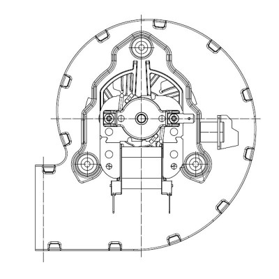 Ventilador centrífugo EBM para estufas de pellets Ecoteck, Edilkamin, Ravelli y otros, caudal 140 m³ / h - Comparación de Producto