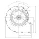 Ventilador centrífugo EBM para estufas de pellets Ecoteck, Edilkamin, Ravelli y otros, caudal 140 m³ / h | Ventiladores y sopladores | Piezas de estufa de pellets |