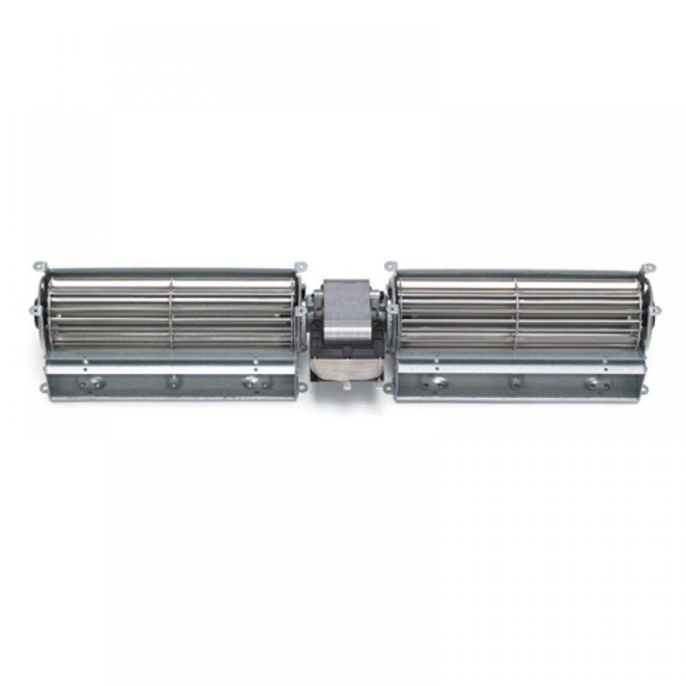 Ventilador transversal doble Fergas para estufas de pellets Cadel, Ravelli, Edilkamin y otros, de Ø60 mm, caudal 168 m³/h, 360 mm | Ventiladores y sopladores para estufas de pellets | Repuestos estufa de pellets |