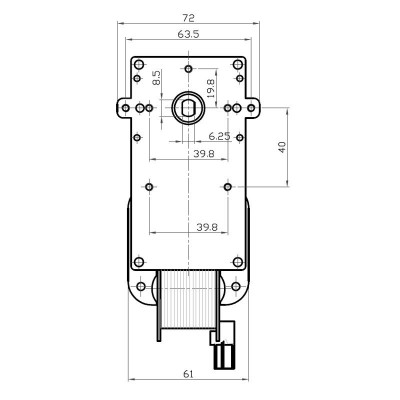 Motorreductor de eje hueco Kenta K9117057, 2 RPM para estufa de pellets Edilkamin y otros - Comparación de Producto