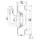 Ventilador centrífugo EBM para estufas de pellets Ecoforest, Edilkamin y otros, caudal 195 m³/h | Ventiladores y sopladores para estufas de pellets | Repuestos estufa de pellets |