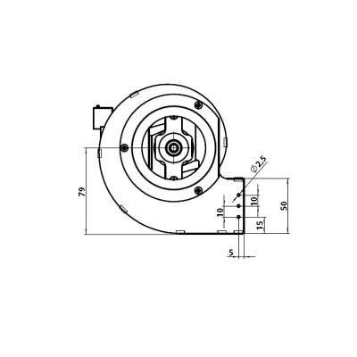 Ventilador centrífugo Fergas para estufas de pellets Ecoforest, Ecoteck, Edilkamin, Italiana Camini, Prisma, Ravelli, Sicalor y otros, caudal 440 m³ / h - Comparación de Producto