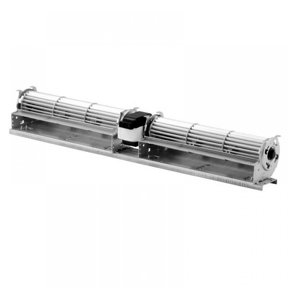 Ventilador transversal doble Fergas para estufas de pellets Edilkamin, Ecoteck, Ravelli y otros, Ø60 mm, caudal 248 m³/h | Ventiladores y sopladores para estufas de pellets | Repuestos estufa de pellets |