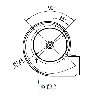 Extractor de humos EBM para estufas de pellets Palladio, Caudal máximo 170 m³/h - Comparación de Producto