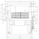 Ventilador centrífugo Natalini para estufas de pellets Eco Spar, Deville, Puros y otras- Sit Group, caudal 480 m³/h | Ventiladores y sopladores | Piezas de estufa de pellets |