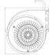 Ventilador centrífugo Natalini para estufas de pellets Eco Spar, Deville, Puros y otras- Sit Group, caudal 480 m³/h | Ventiladores y sopladores | Piezas de estufa de pellets |