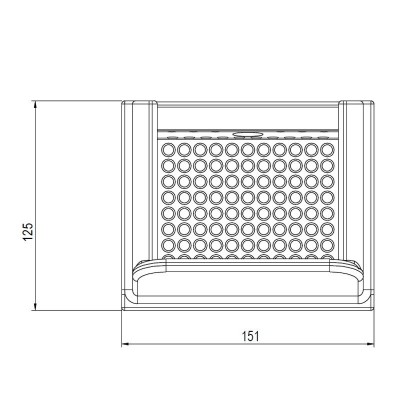 Brasero para estufas de pellets Eco Spar Orion, 151X125 - Repuestos estufa de pellets