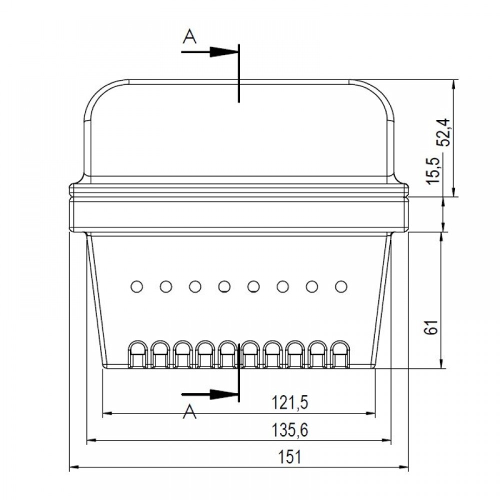 Brasero para estufas de pellets, 151X125 | Cámara de combustión | Repuestos estufa de pellets |
