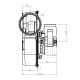 Extractor de humos Fergas para estufas de pellets Ecoteck, Ferroli, Edilkamin, MCZ, Palazzetti, Ravelli, Royal, Caudal máximo 132 m³/h | Ventiladores y sopladores para estufas de pellets | Repuestos estufa de pellets |