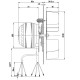 Extractor de humos EBM para estufas de pellet Anselmo Cola, Clam, Ecoteck, Edilkamin, Evacalor, Ferroli, Karmek One, Laminox, MCZ, La Nordica, Palazzetti, Ravelli y otras | Ventiladores y sopladores | Piezas de estufa de pellets |