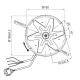 Extractor de humo Fandis para estufas de pellets Clam, Deville, Edilkamin, Italiana Camini, Karmek One, Palazetti y otras. | Ventiladores y sopladores para estufas de pellets | Repuestos estufa de pellets |