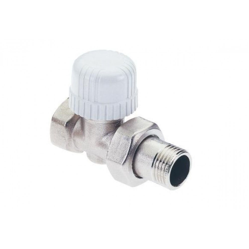 Válvula recta de radiador 1/2", ICMA 775 para cabezal termostático (M28x1.5)