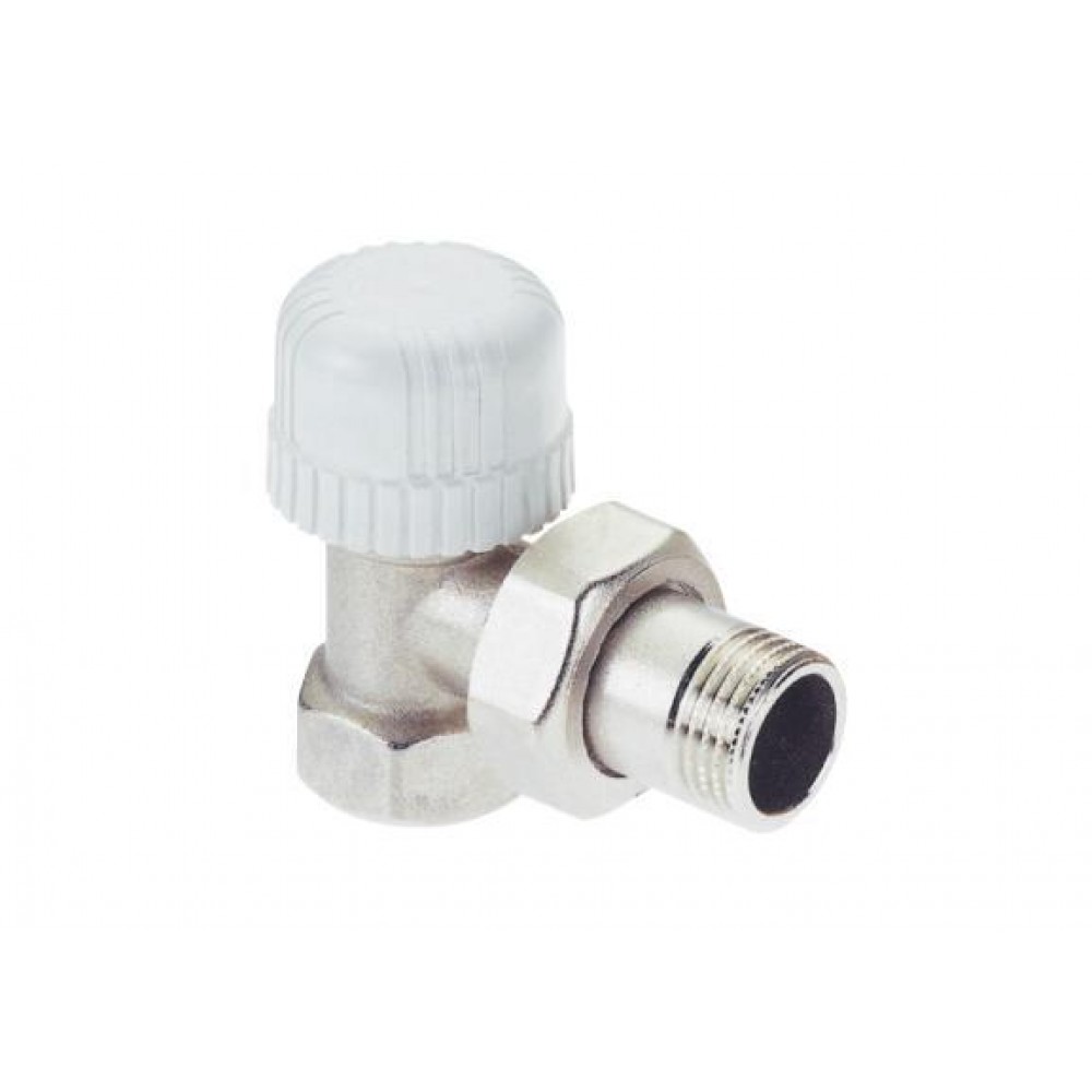 Válvula angular de radiador 1/2", ICMA 774 para cabezal termostático (M28x1.5)
