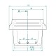 Brasero para estufas de pellets, 113 x 93 mm | Cámara de combustión | Repuestos estufa de pellets |