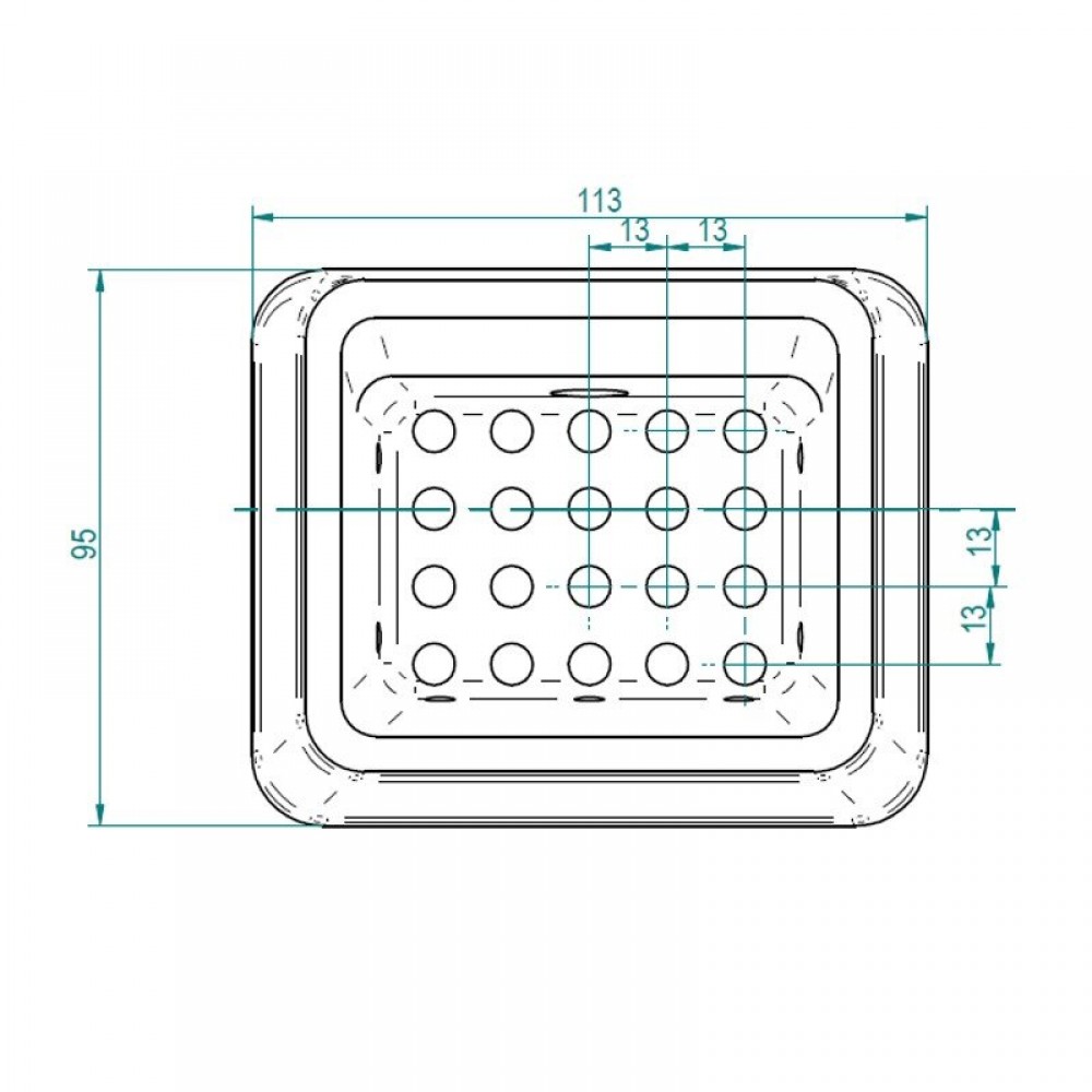 Brasero para estufas de pellets, 113 x 93 mm | Cámara de combustión | Repuestos estufa de pellets |