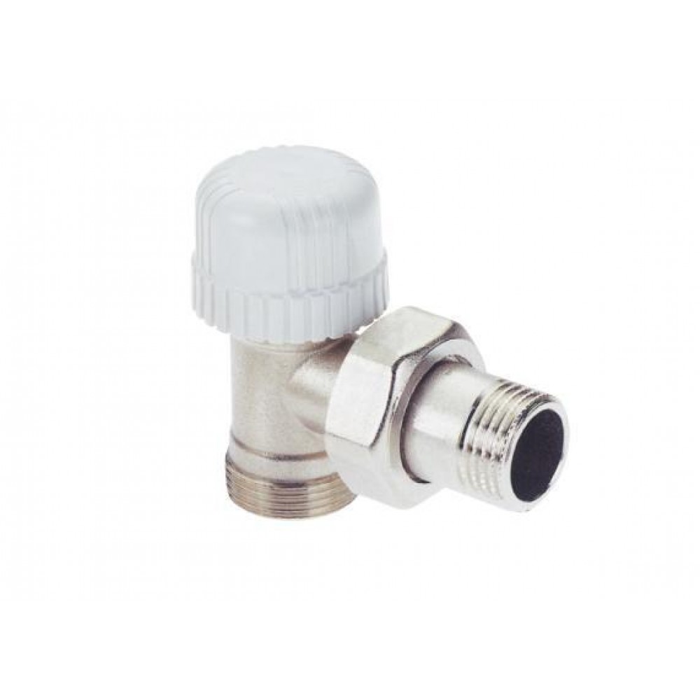 Válvula angular de radiador ICMA 770 para cabezal termostático (M28x1.5), para adaptador ICMA 90/100 (M24x1.5)