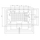 Brasero para estufas de pellets, 165 x 106 mm | Cámara de combustión | Repuestos estufa de pellets |