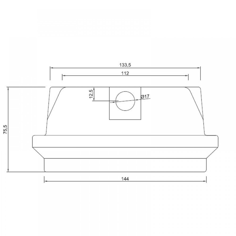 Brasero para estufas de pellets, 165 x 106 mm | Cámara de combustión | Repuestos estufa de pellets |