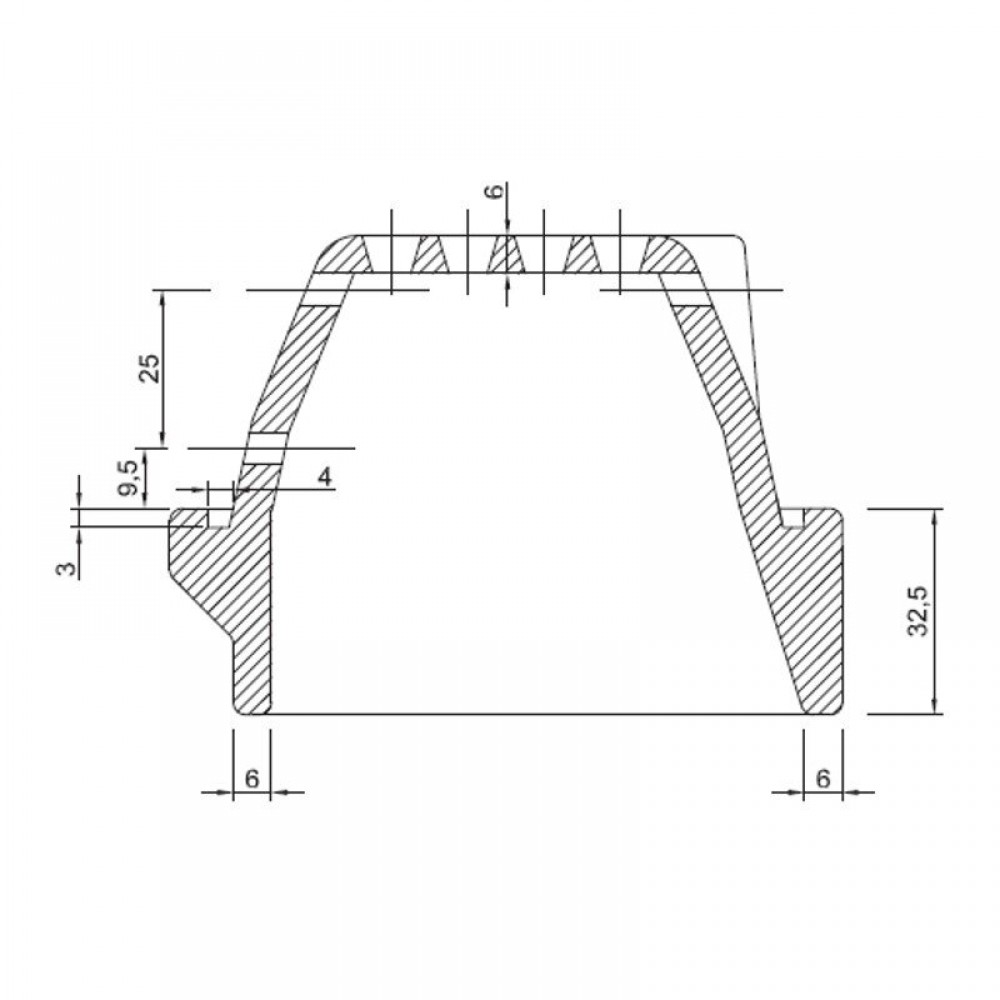 Brasero para estufas de pellets, 165 x 106 mm | Cámara de combustión | Repuestos estufa de pellets |