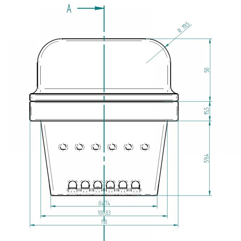 Brasero para estufas de pellets, 118 x 99 mm | Cámara de combustión | Repuestos estufa de pellets |